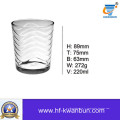 Verre de verre clair Coupe de bière Ustensile de cuisson Whisky Cup Kb-Hn0358